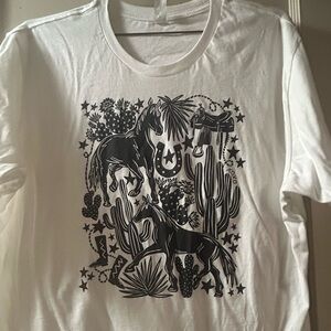 Western graphic tee